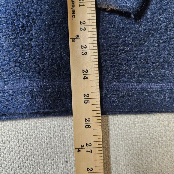 Sierra Sport Vintage Textured Mohair Blend Cozy Blue Sweater Ribbon Detail XL - Picture 3 of 9